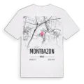 Montbazon karta t-shirt