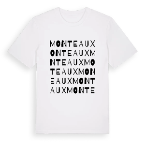 Monteaux ordlek t-shirt – ekologisk bomull t-shirt från Pinshirt