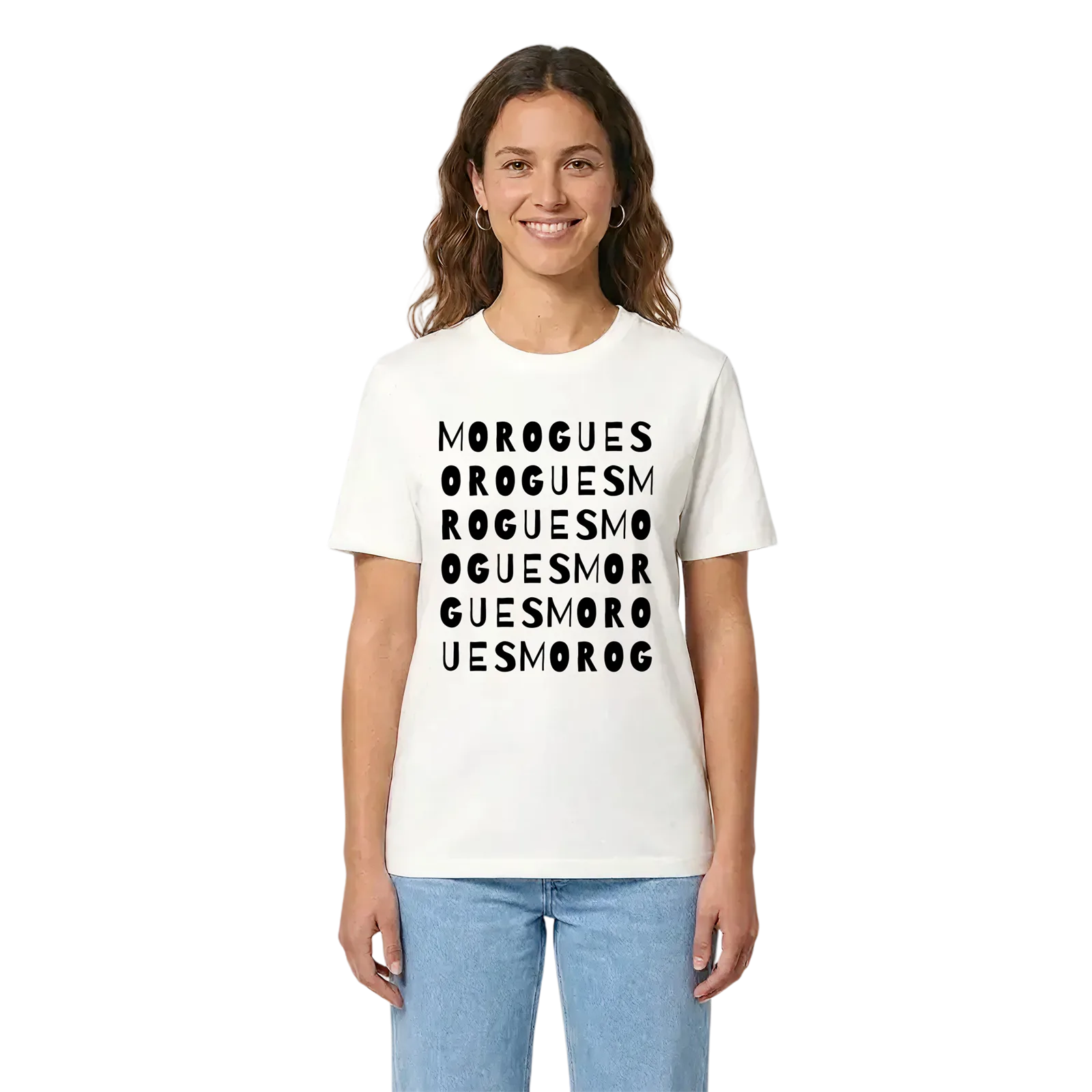 Morogues ordlek t-shirt – White, i miljö