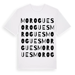 Morogues ordlek t-shirt – ekologisk bomull t-shirt från Pinshirt