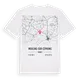 Moulins-sur-Céphons karta t-shirt
