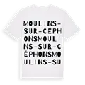 Moulins-sur-Céphons ordlek t-shirt