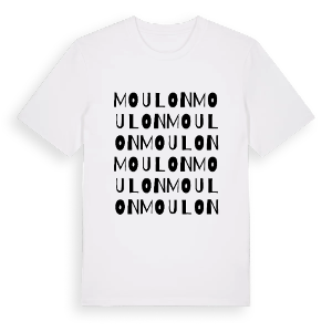 Moulon ordlek t-shirt – ekologisk bomull t-shirt från Pinshirt
