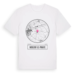 Nogent-le-Phaye t-shirt – ekologisk bomull t-shirt från Pinshirt
