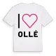 Jag älskar Ollé t-shirt stort tryck