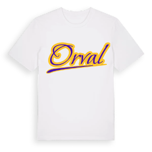 Orval baseball t-shirt – ekologisk bomull t-shirt från Pinshirt