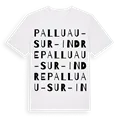 Palluau-sur-Indre ordlek t-shirt