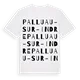 Palluau-sur-Indre ordlek t-shirt