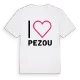 Jag älskar Pezou t-shirt stort tryck
