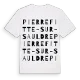 Pierrefitte-sur-Sauldre ordlek t-shirt