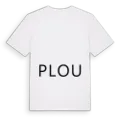 Jag älskar Plou t-shirt stort tryck