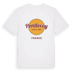 Pontlevoy cirkel t-shirt – ekologisk bomull t-shirt från Pinshirt