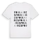 Poulaines ordlek t-shirt