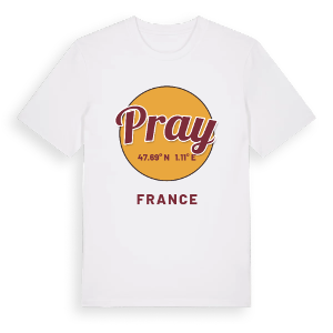 Pray cirkel t-shirt – ekologisk bomull t-shirt från Pinshirt