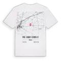 Pré-Saint-Évroult karta t-shirt