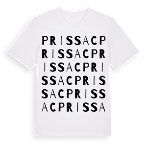 Prissac ordlek t-shirt – ekologisk bomull t-shirt från Pinshirt