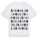 Ramoulu ordlek t-shirt
