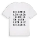 Rillé ordlek t-shirt