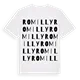 Romilly ordlek t-shirt