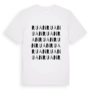 Ruan ordlek t-shirt – ekologisk bomull t-shirt från Pinshirt