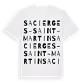 Sacierges-Saint-Martin ordlek t-shirt
