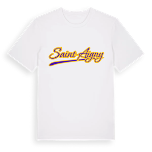 Saint-Aigny baseball t-shirt – ekologisk bomull t-shirt från Pinshirt