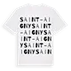 Saint-Aigny ordlek t-shirt