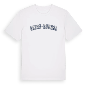 Saint-Baudel college t-shirt – ekologisk bomull t-shirt från Pinshirt
