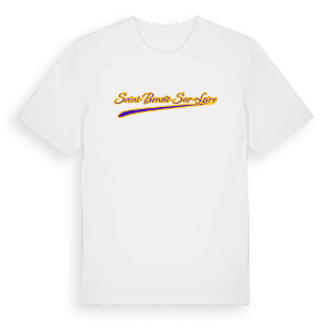 Saint-Benoît-sur-Loire baseball t-shirt – ekologisk bomull t-shirt från Pinshirt