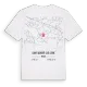 Saint-Benoît-sur-Loire karta t-shirt