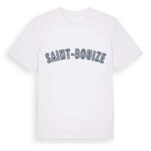 Saint-Bouize college t-shirt – ekologisk bomull t-shirt från Pinshirt