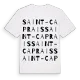 Saint-Caprais ordlek t-shirt