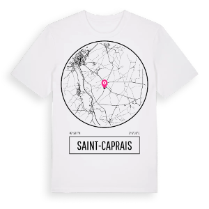 Saint-Caprais t-shirt – ekologisk bomull t-shirt från Pinshirt