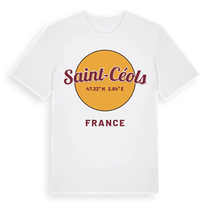 Saint-Céols cirkel t-shirt – ekologisk bomull t-shirt från Pinshirt