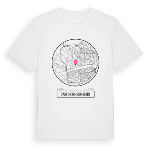 Saint-Cyr-sur-Loire t-shirt – ekologisk bomull t-shirt från Pinshirt