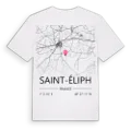 Saint-Éliph karta t-shirt