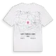 Saint-Étienne-de-Chigny karta t-shirt