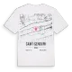 Saint-Genouph karta t-shirt