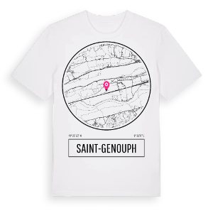 Saint-Genouph t-shirt – ekologisk bomull t-shirt från Pinshirt
