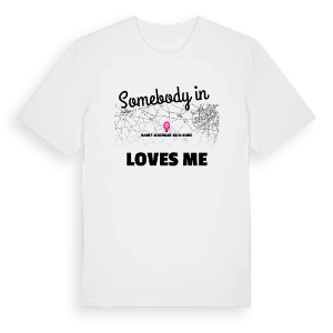 Någon i Saint-Georges-sur-Eure älskar mig t-shirt – ekologisk bomull t-shirt från Pinshirt
