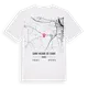 Saint-Hilaire-de-Court karta t-shirt
