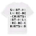 Saint-Hilaire-de-Court ordlek t-shirt
