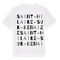 Saint-Hilaire-sur-Benaize ordlek t-shirt
