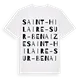 Saint-Hilaire-sur-Benaize ordlek t-shirt