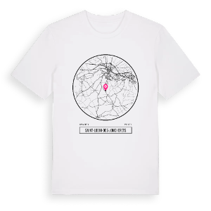 Saint-Lubin-des-Joncherets t-shirt – ekologisk bomull t-shirt från Pinshirt