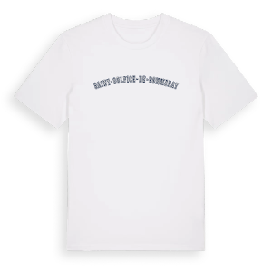 Saint-Sulpice-de-Pommeray college t-shirt – ekologisk bomull t-shirt från Pinshirt