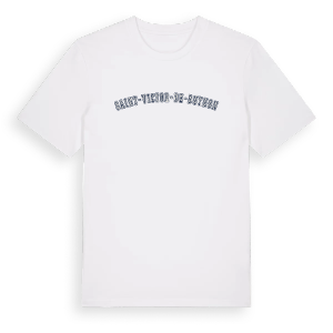Saint-Victor-de-Buthon college t-shirt – ekologisk bomull t-shirt från Pinshirt