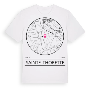 Sainte-Thorette t-shirt – ekologisk bomull t-shirt från Pinshirt