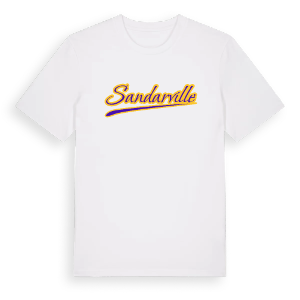 Sandarville baseball t-shirt – ekologisk bomull t-shirt från Pinshirt