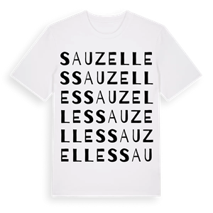 Sauzelles ordlek t-shirt – ekologisk bomull t-shirt från Pinshirt